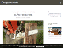 Tablet Screenshot of onfoglalkoztatas.hu